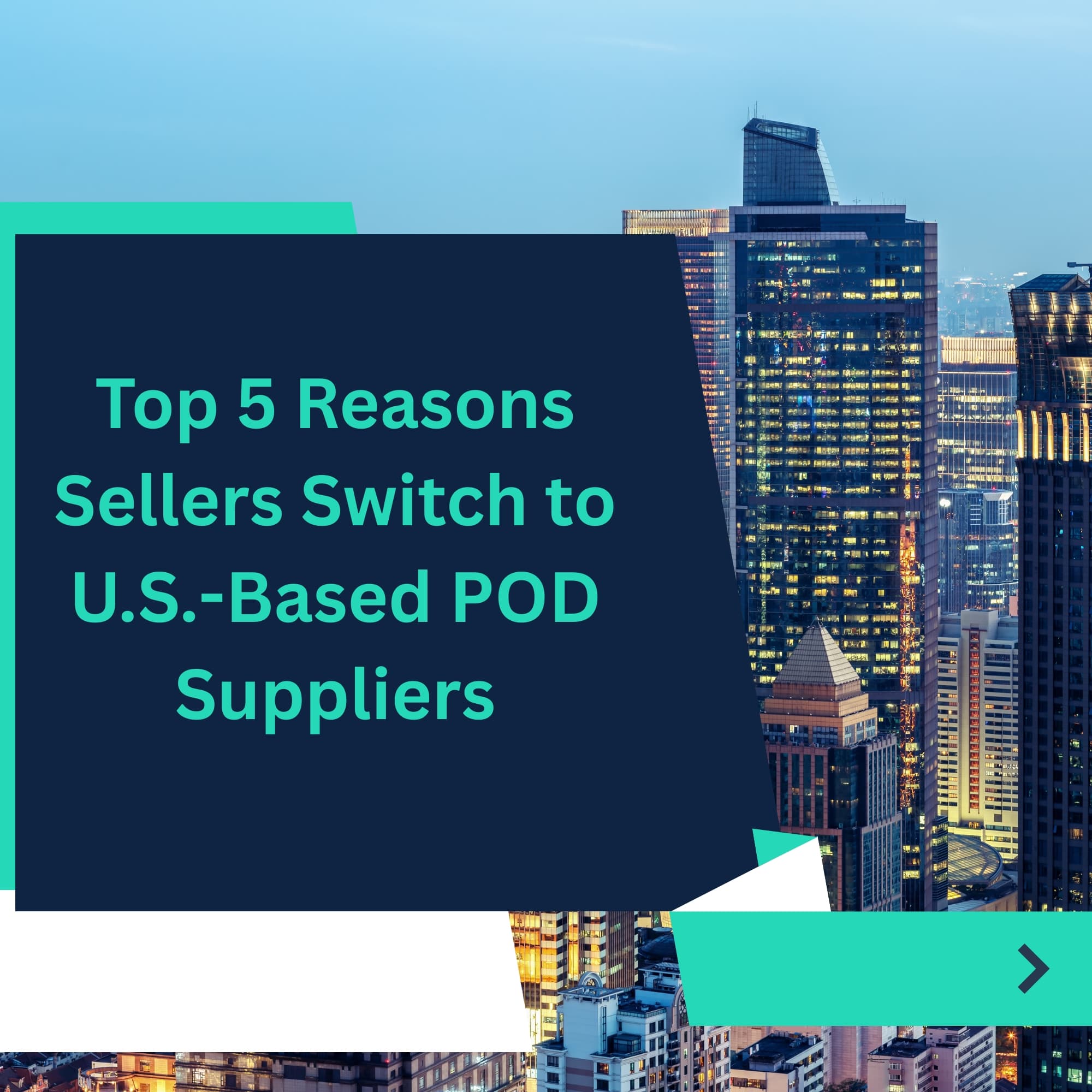 Top 5 Reasons Sellers Switch to U.S.-Based POD Suppliers